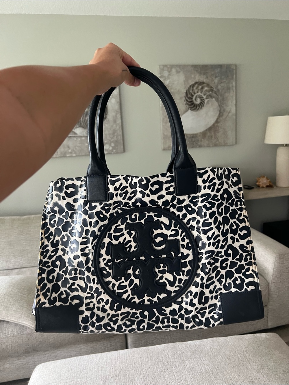 Tory Burch Leopard Print Tote Bag